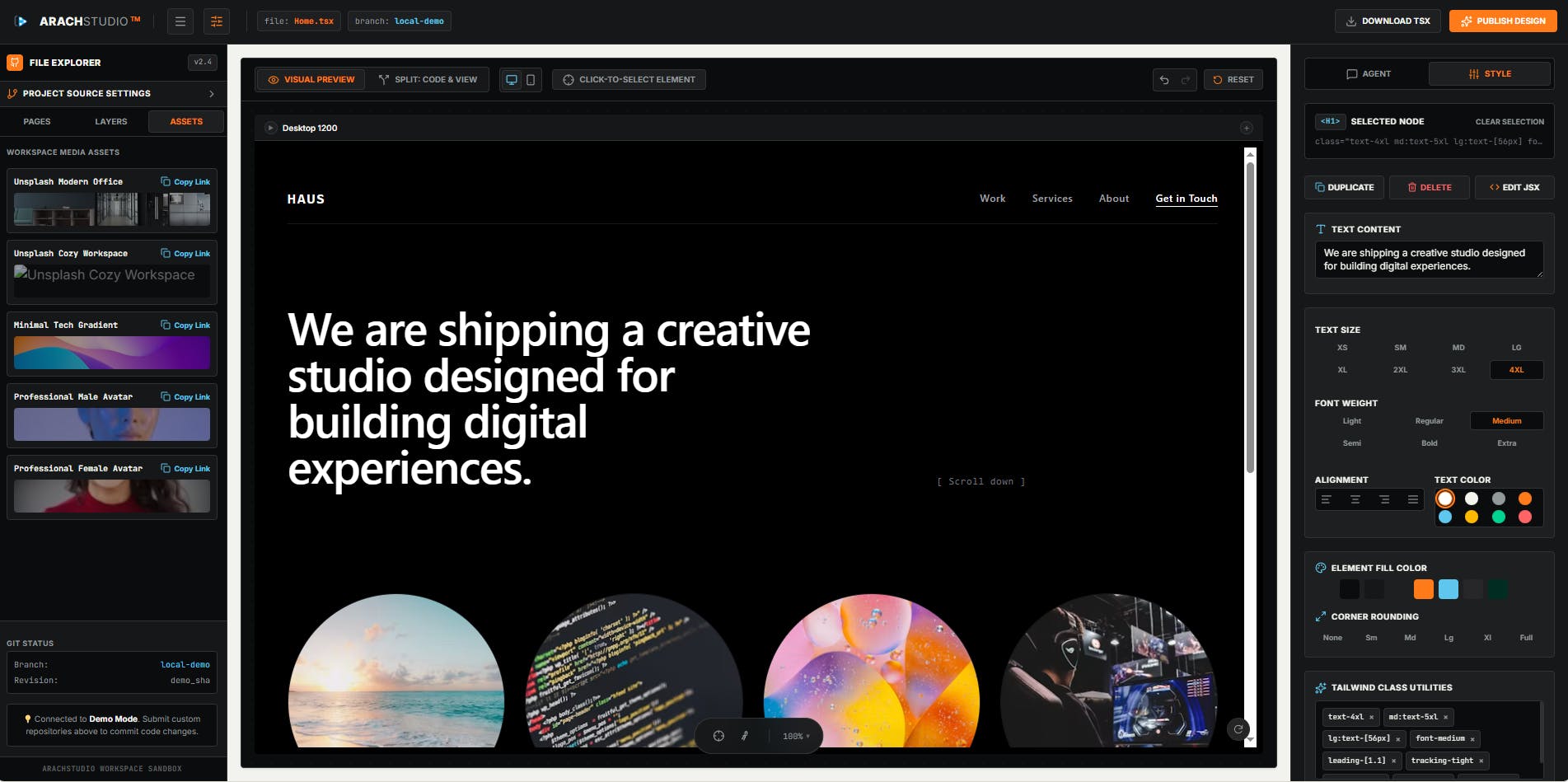 ArachStudio:在浏览器中实时编辑你的 GitHub 组件