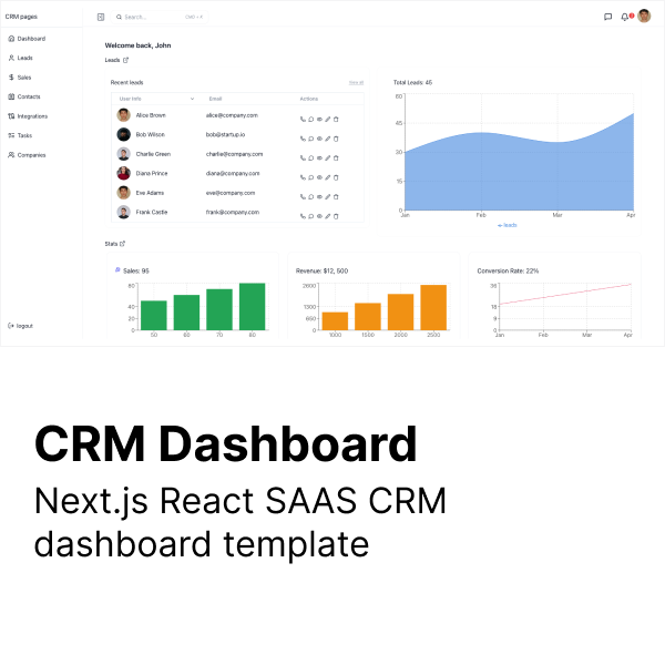 React Admin Template