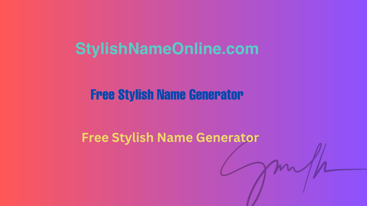 StylishNameOnline.com