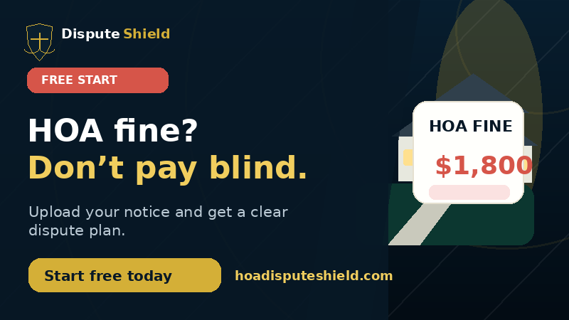HOA Dispute Shield