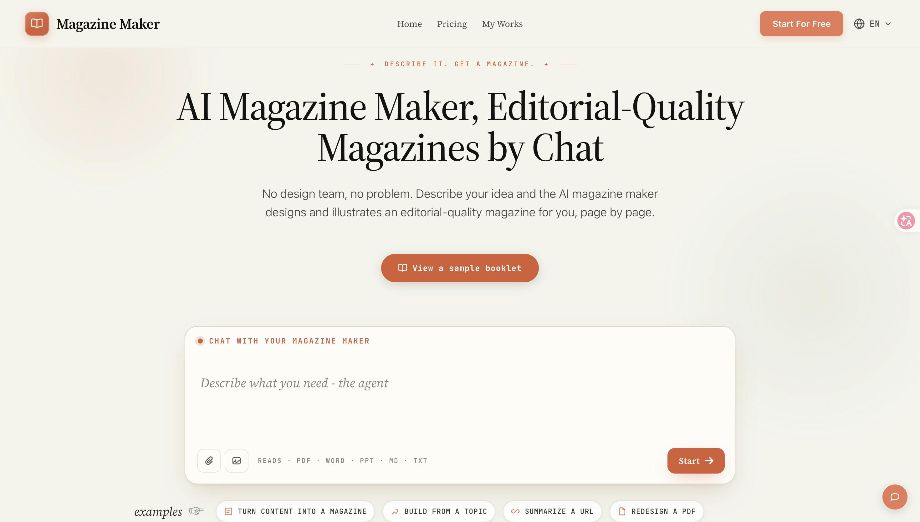 AI Magazine Maker