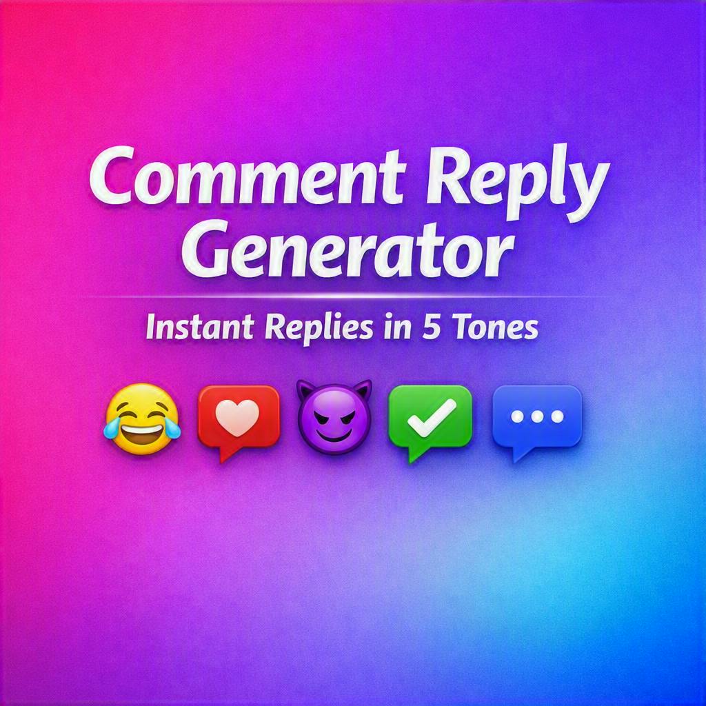 Comment Reply Generator