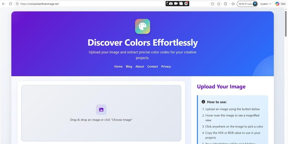 Image Color Picker