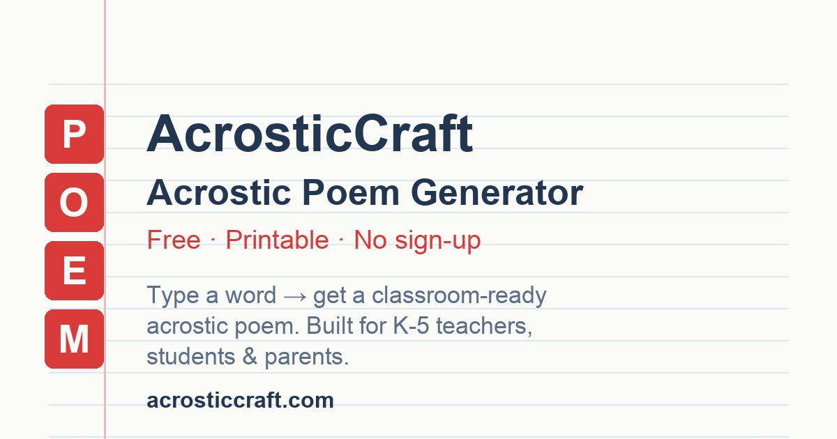 AcrosticCraft
