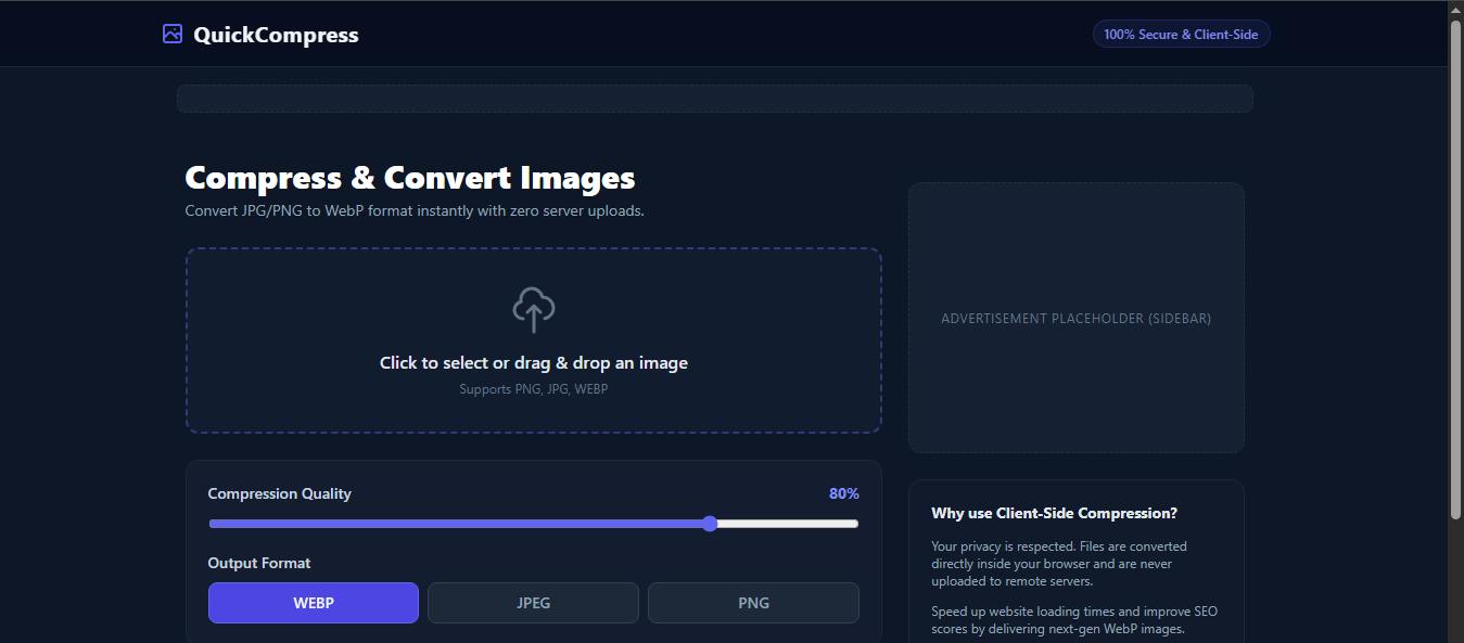 Free Image Compressor & WebP Converter