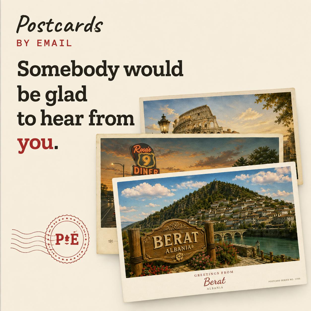 Postcards By Email