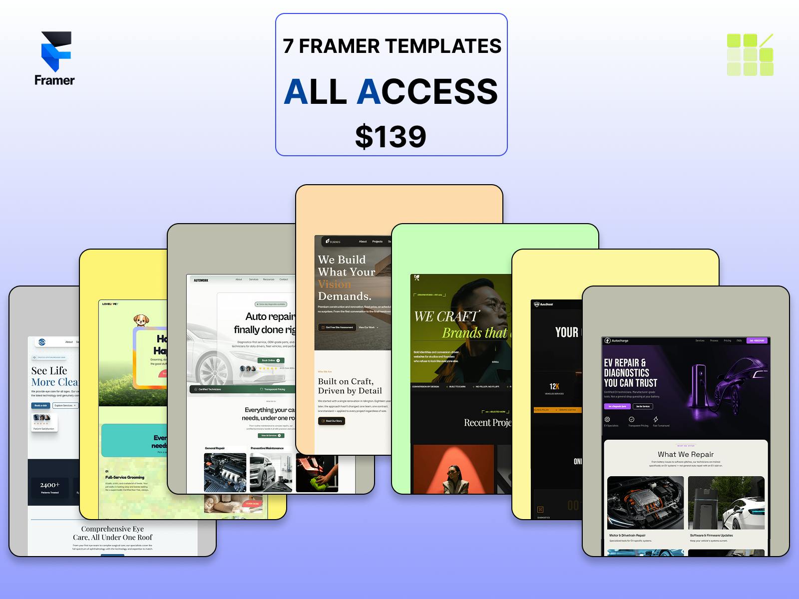All-Access Framer Template Bundle