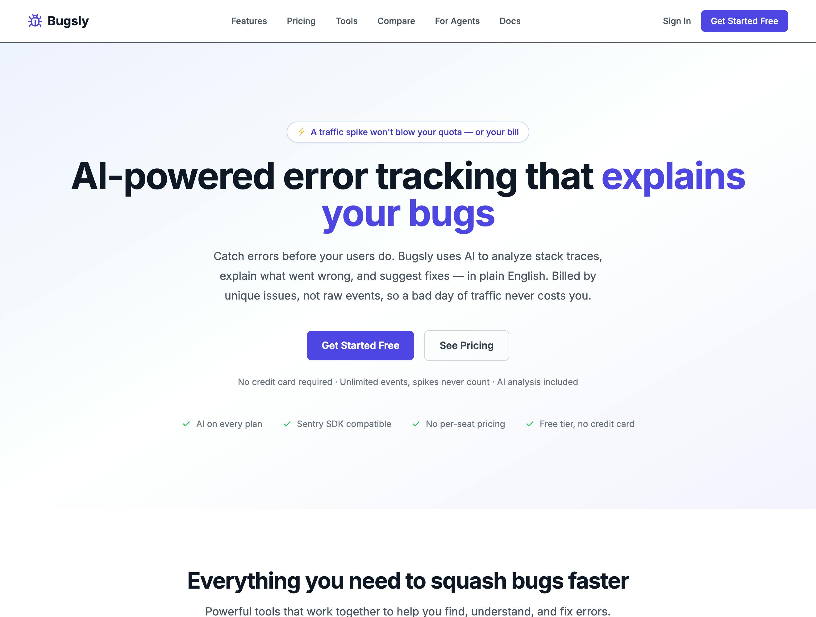 Bugsly screenshot