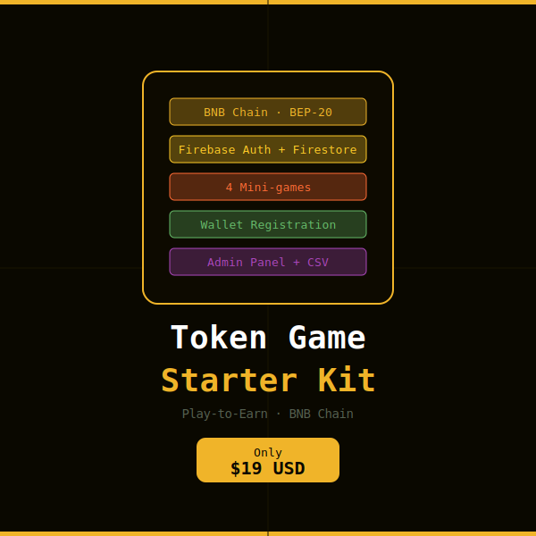 BEP-20 Token Game Starter Kit