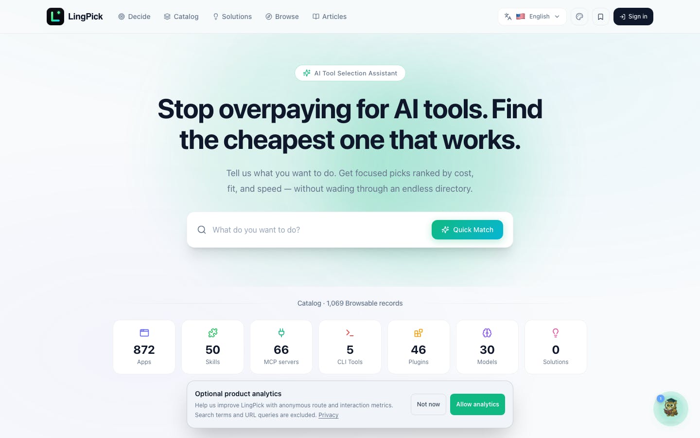 LingPick screenshot