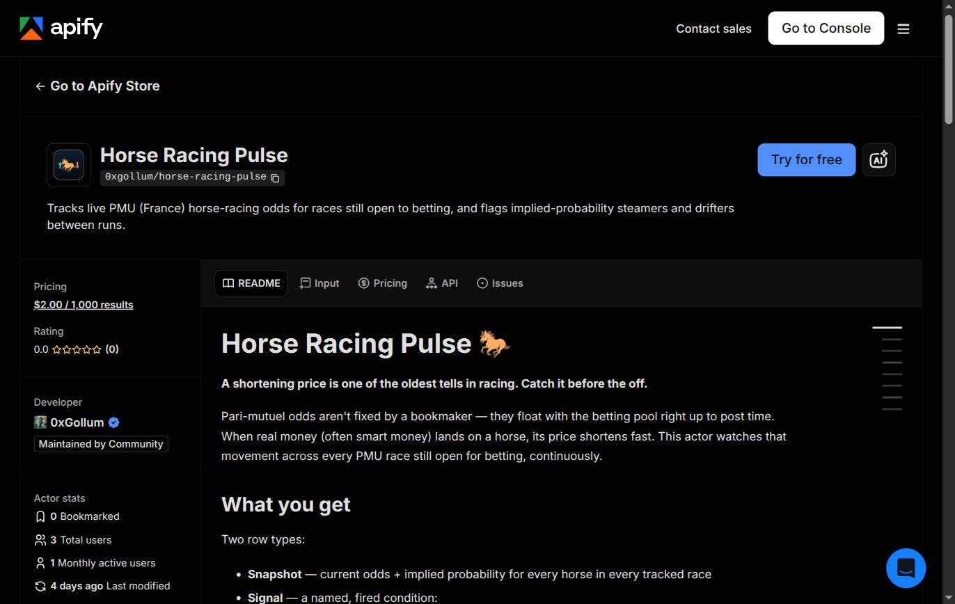 Horse Racing Pulse