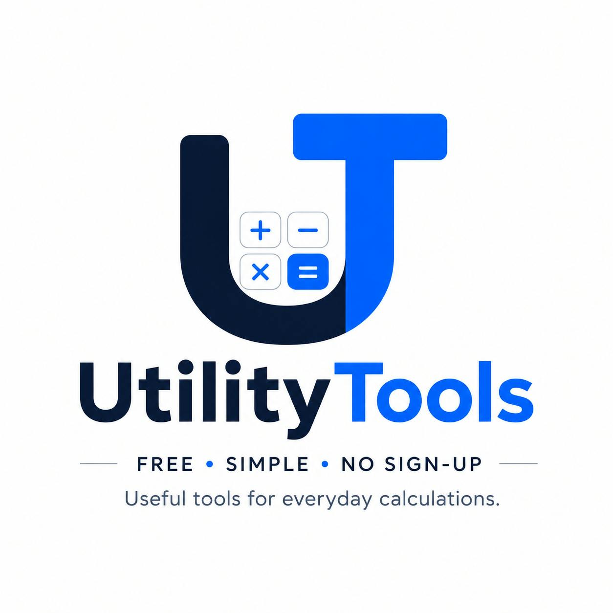 Utility Tools — Free Online Calculators