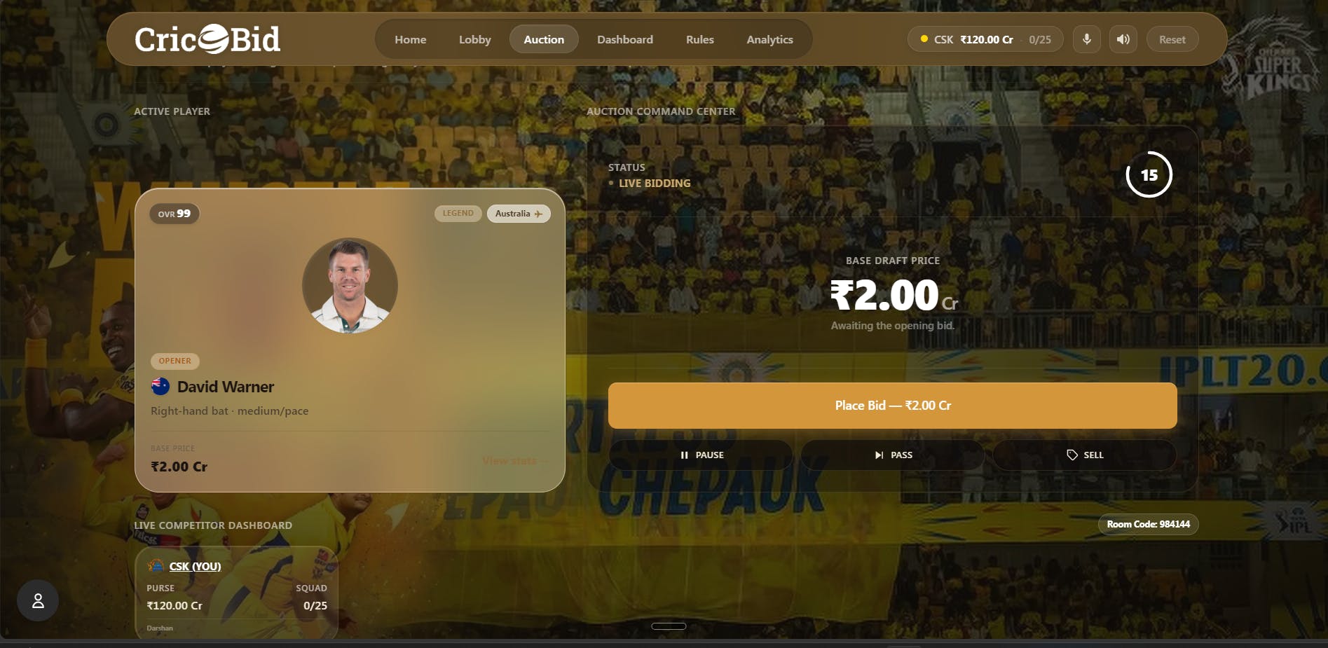 CricBid