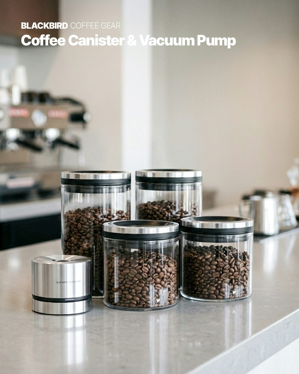 BLACKBIRD: Vacuum Canister for Coffee