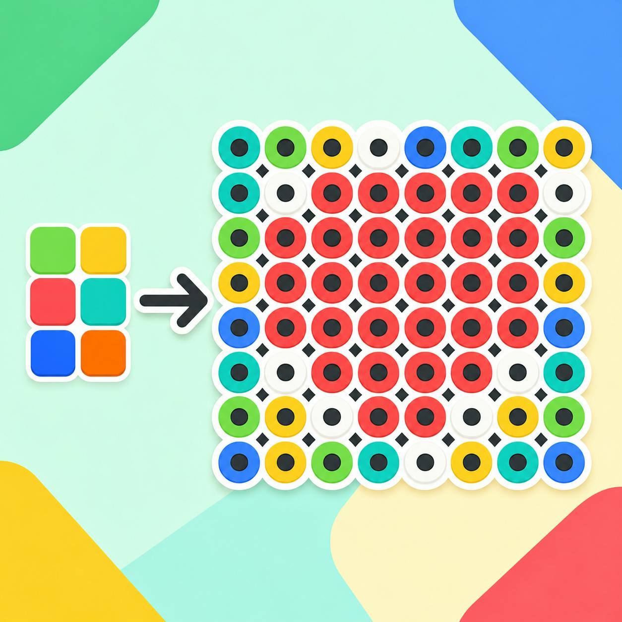 Image to Perler Bead patterns