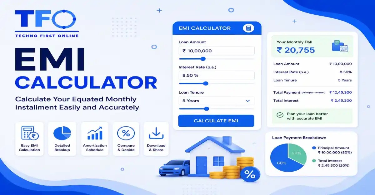 Technofirstonline EMI Calculator