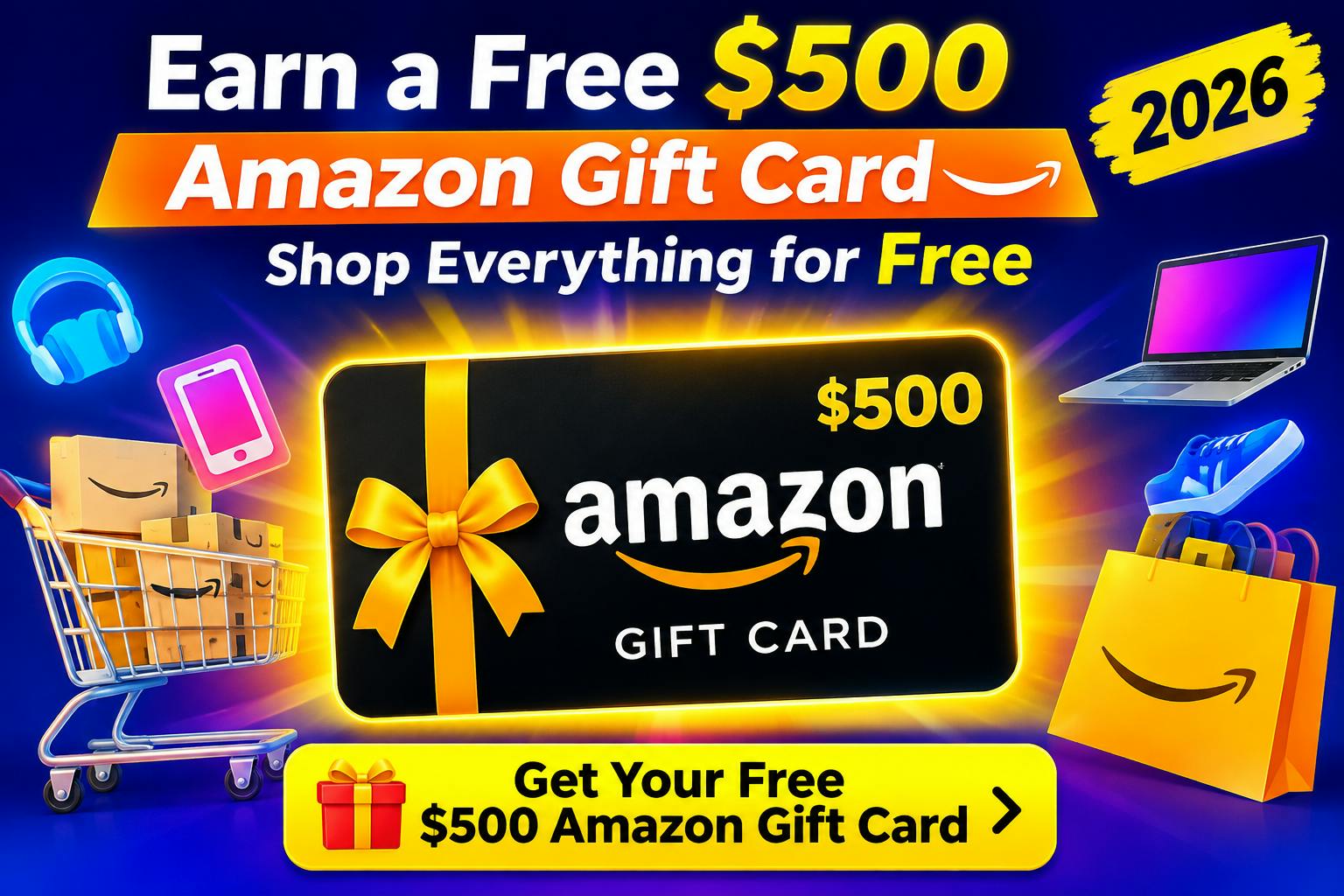 Earn a Free $500 Amazon Gift Card
