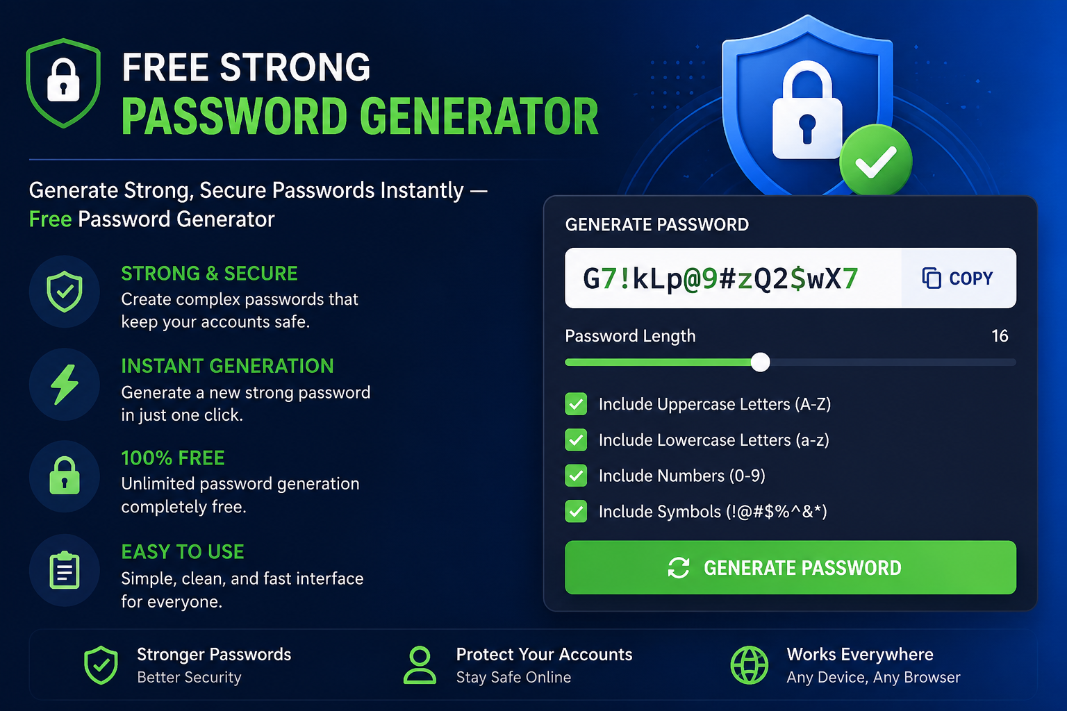 Free Strong Password Generator