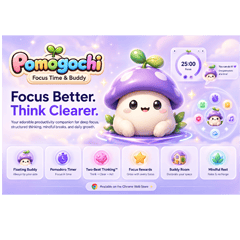 Pomogochi: Desktop Pet & Pomodoro Timer