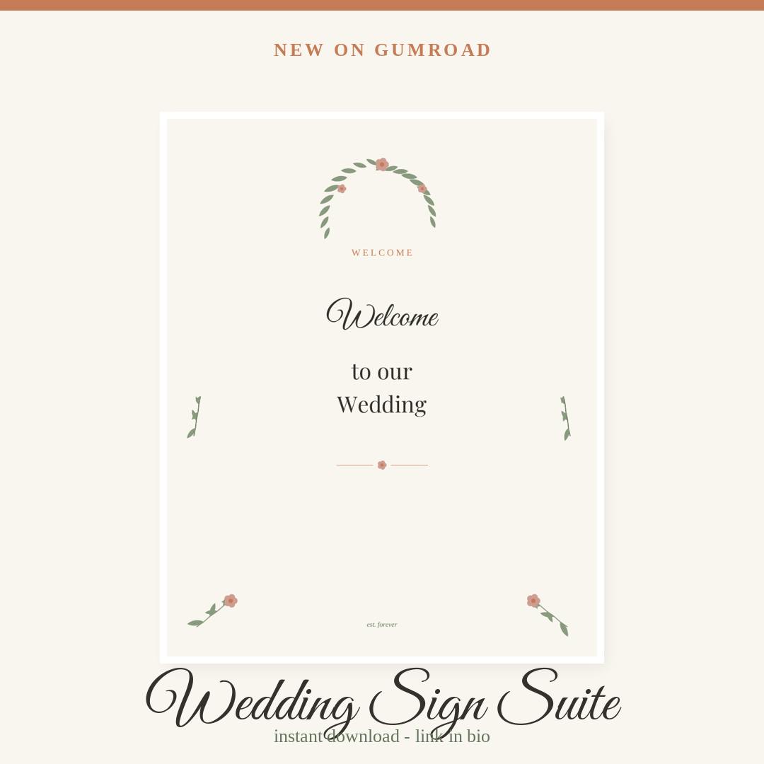 Wedding Sign Suite