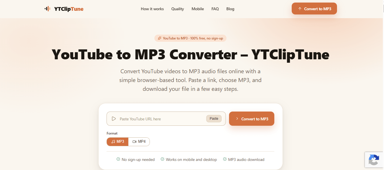 YTClipTune - YouTube to MP3 Converter
