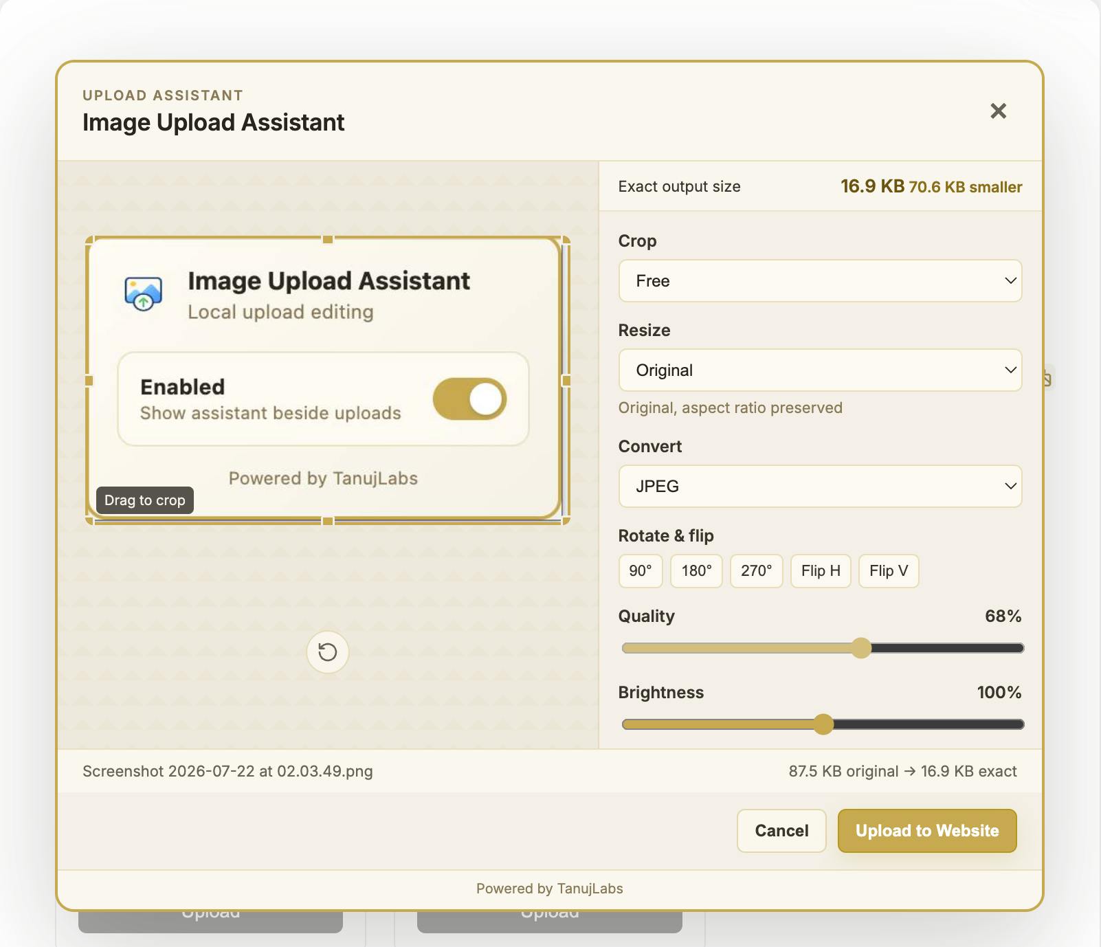 Image Upload Assistant