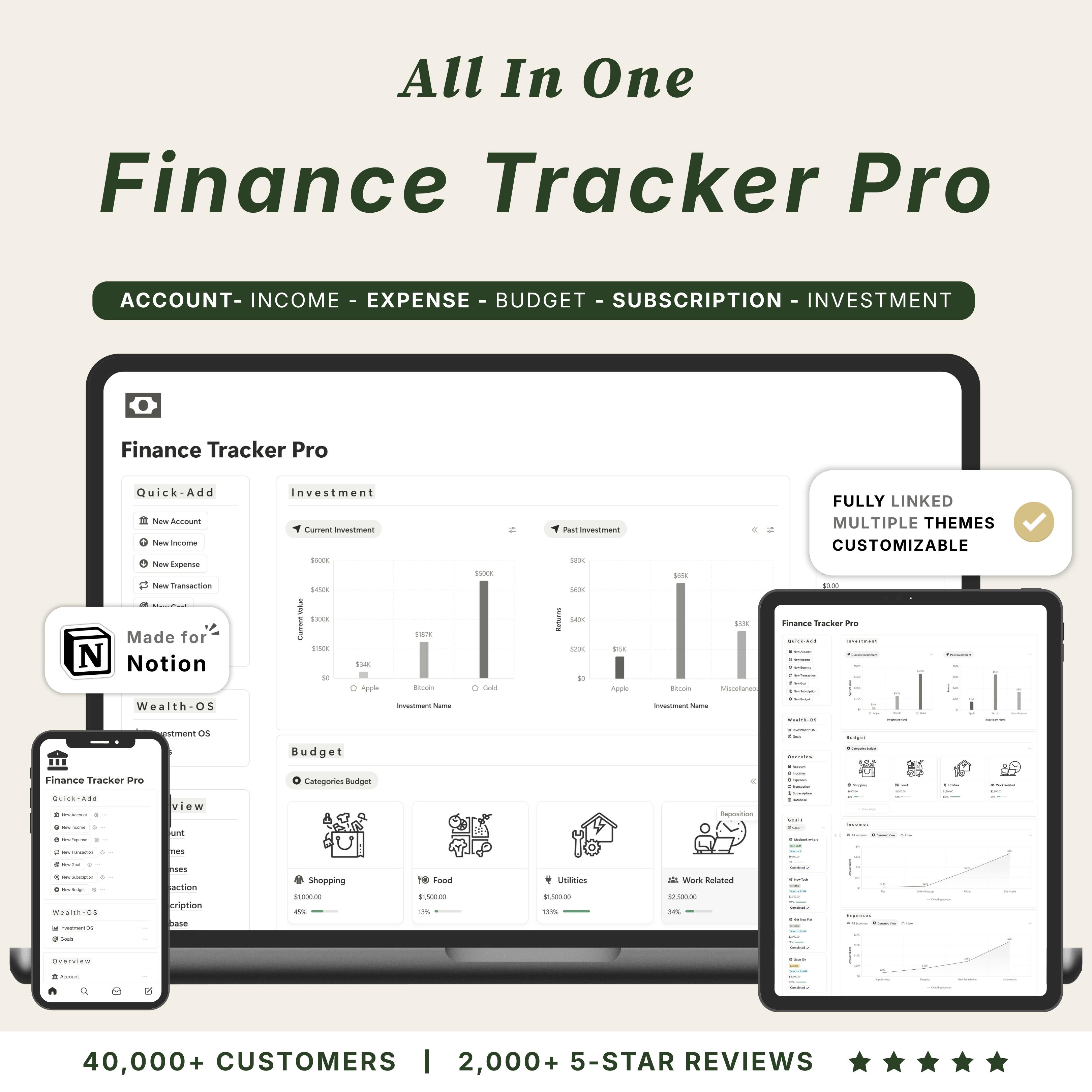 Minimal Finance Tracker
