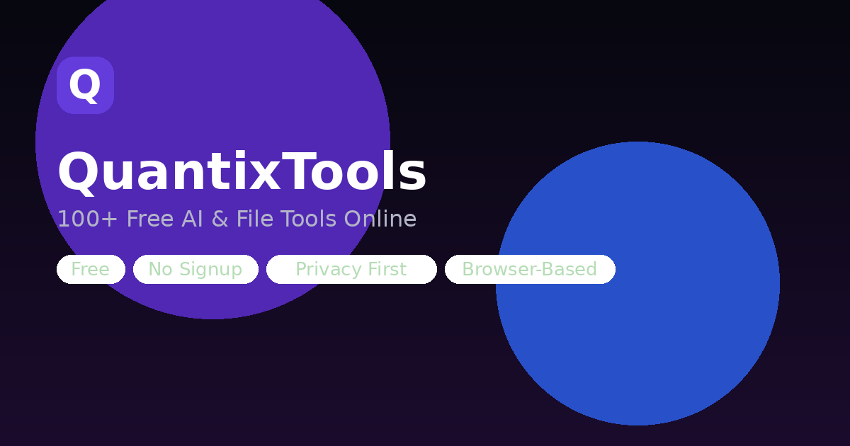 QuantixTools screenshot