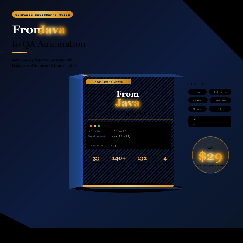 From Java to QA Automation