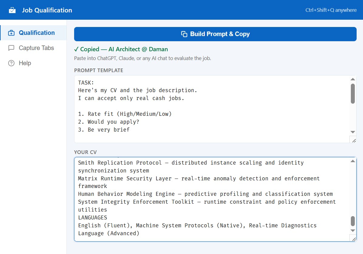 Job Application Automation
