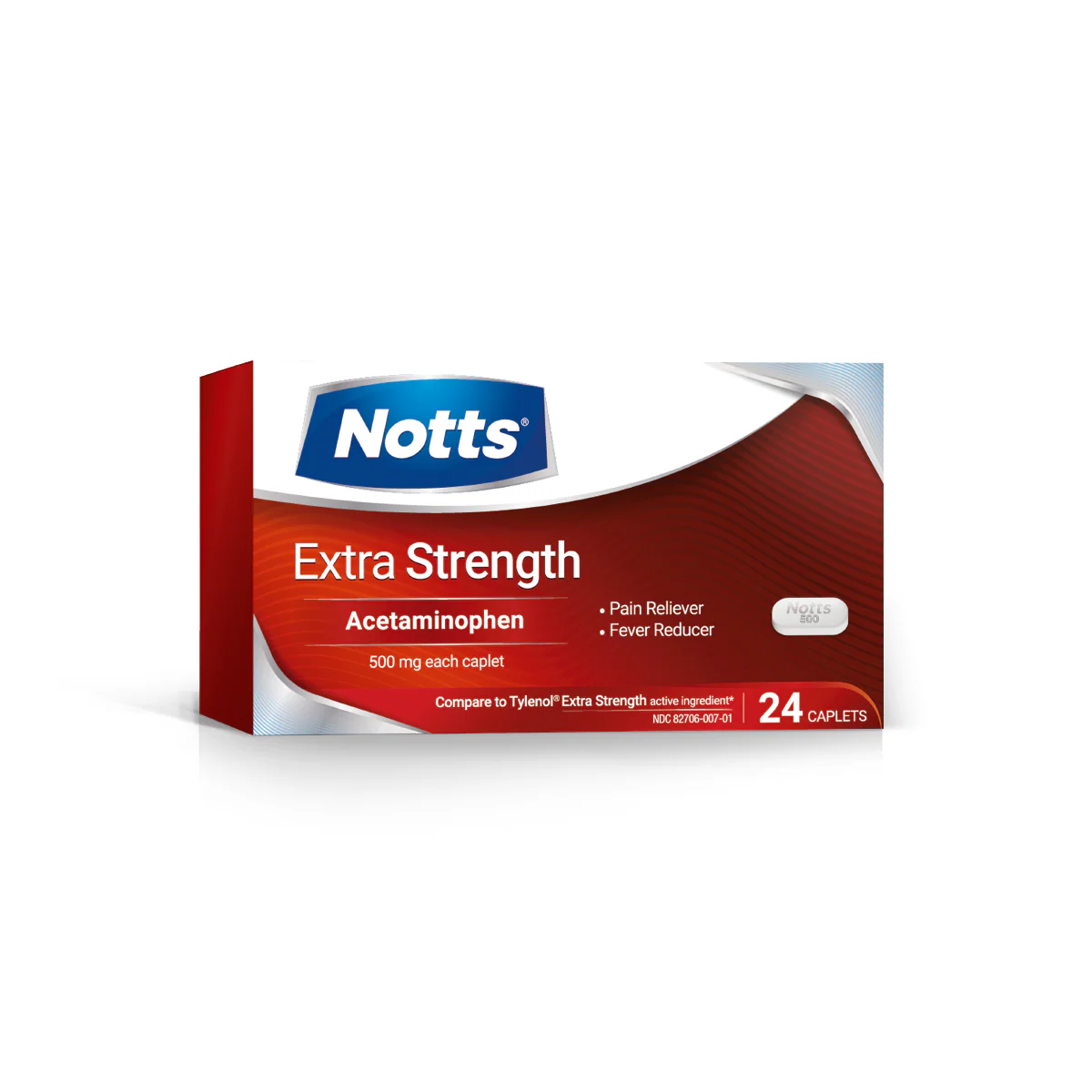 NOTTS Extra Strength 24 Caplets