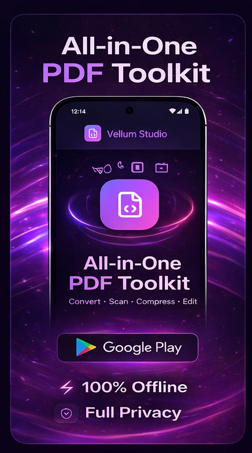 Vellum Studio Word To PDF & Scan Offline