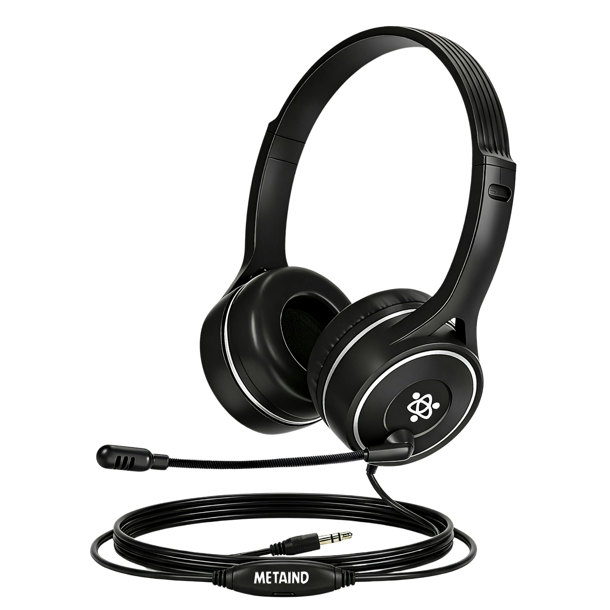 Metaind 3.5mm Wired Headphone with Mic