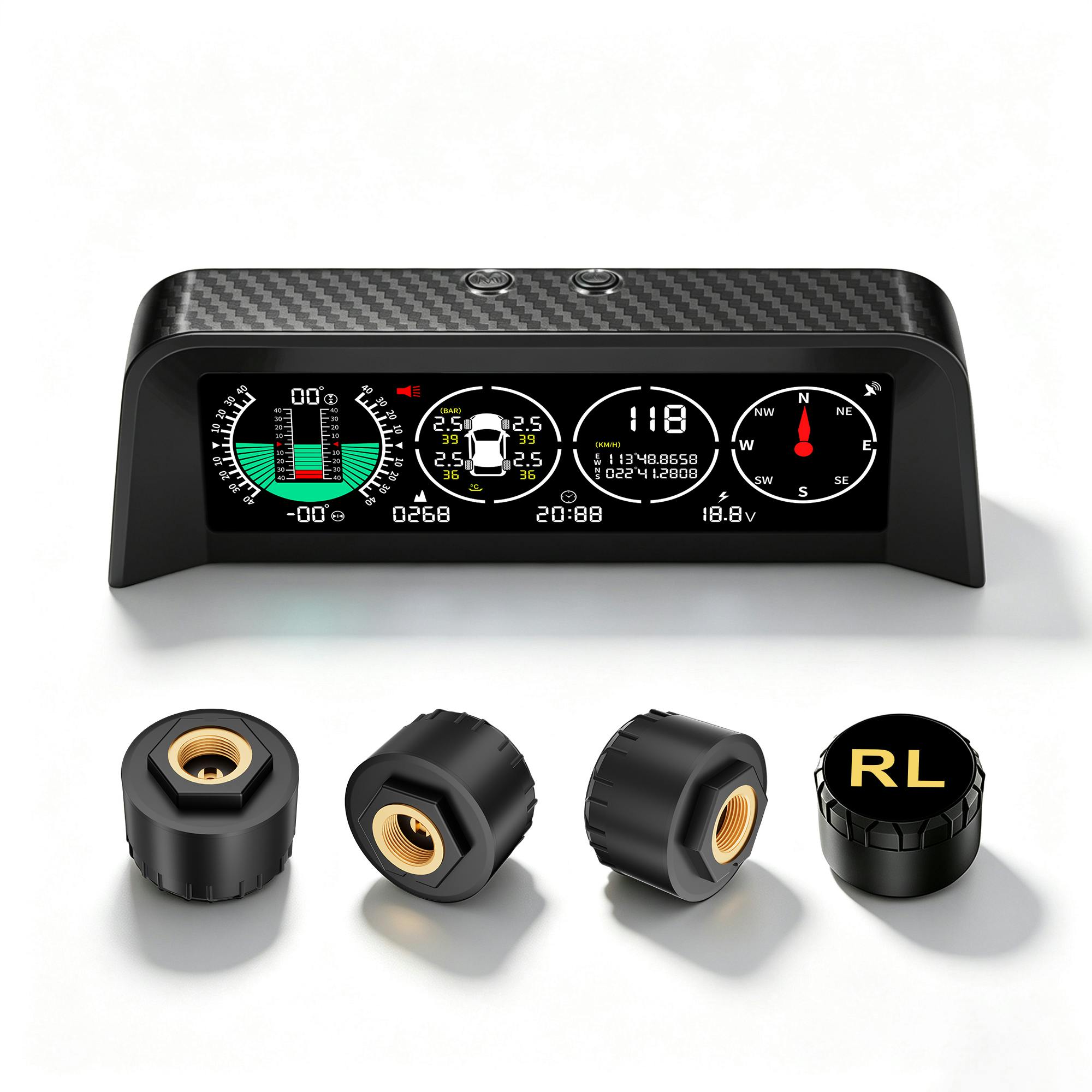 All-in-One TPMS + GPS + Offroad HUB