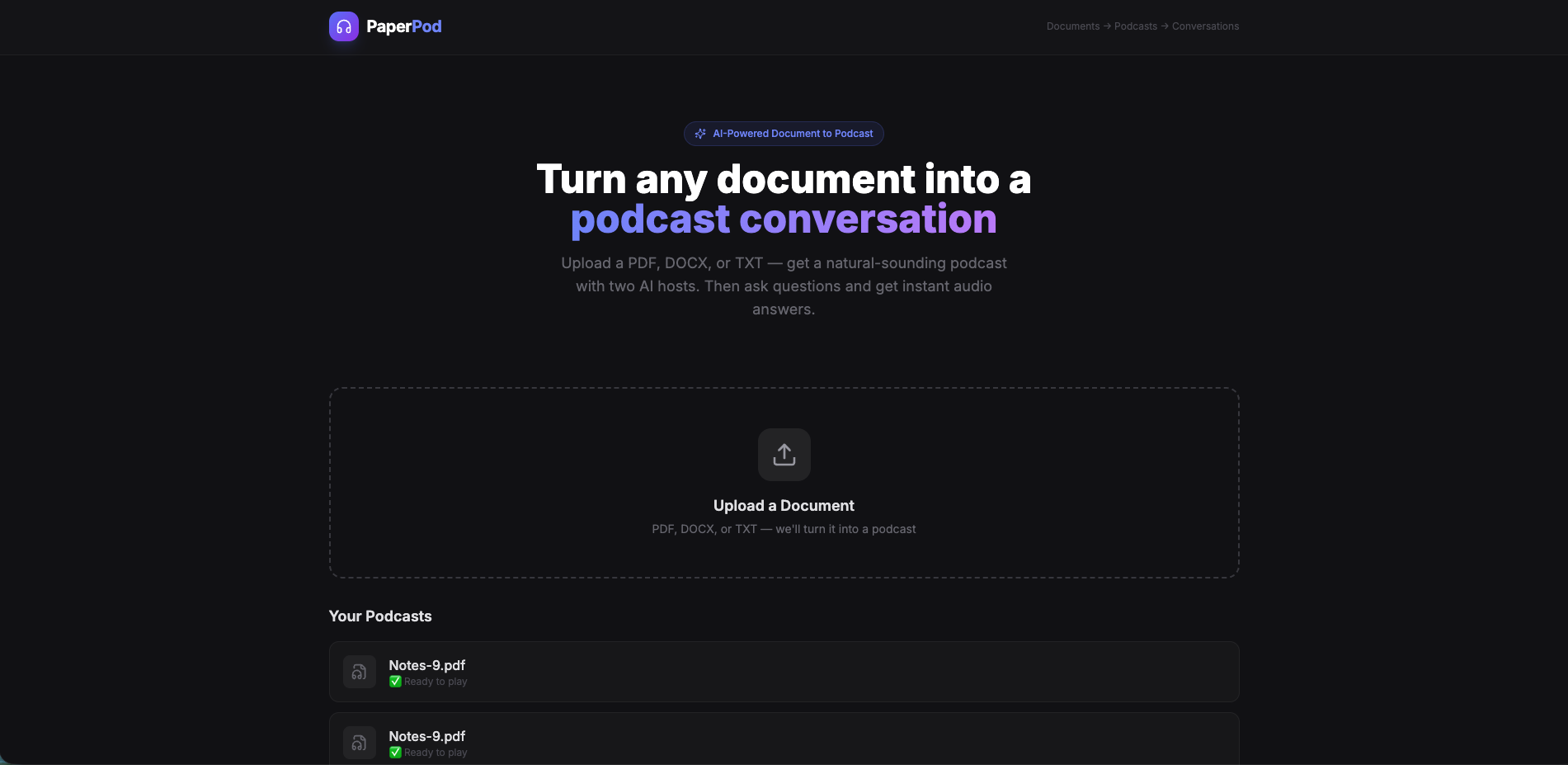 PaperPod