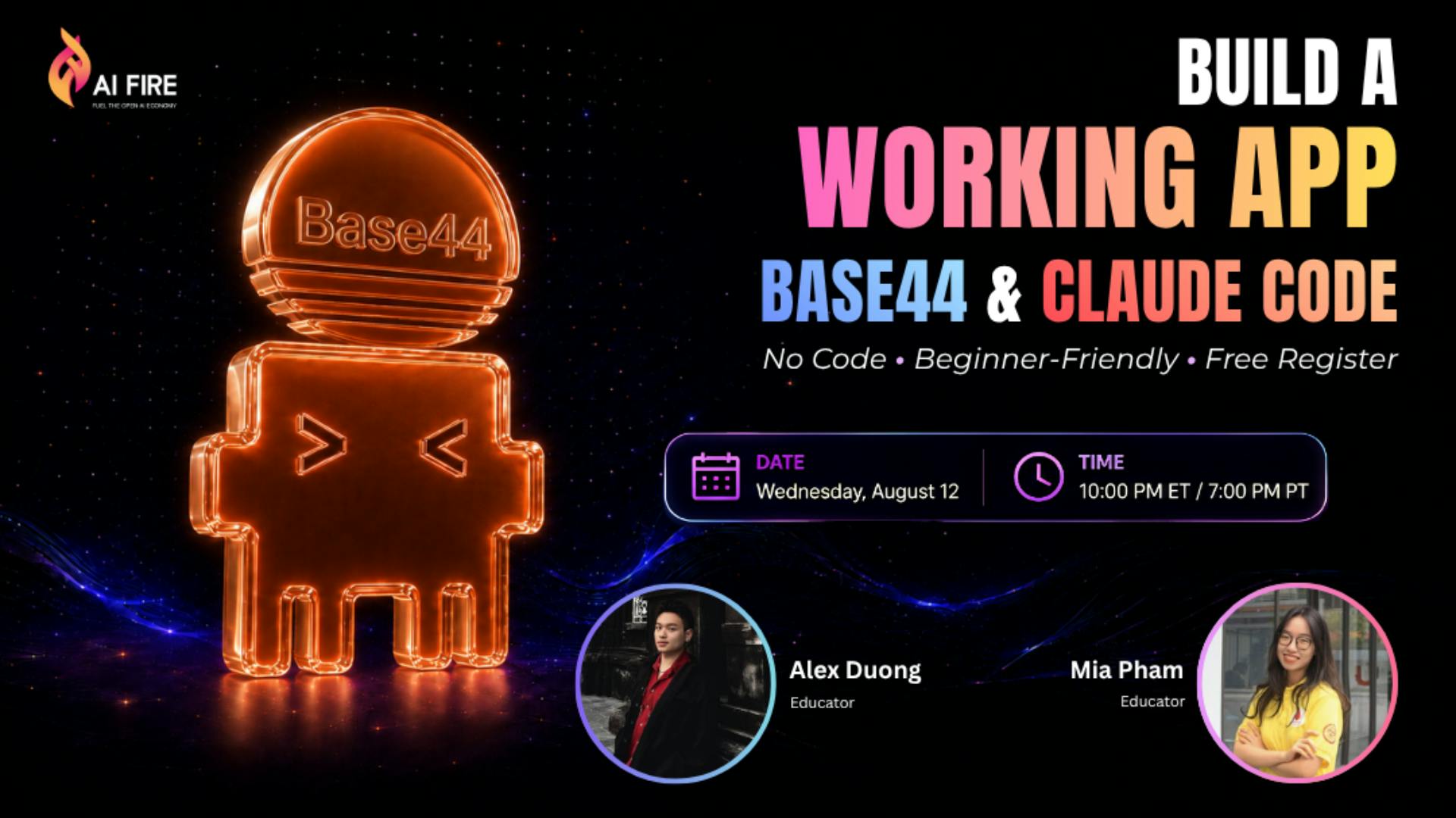Build Real App with Base44 & Claude Code