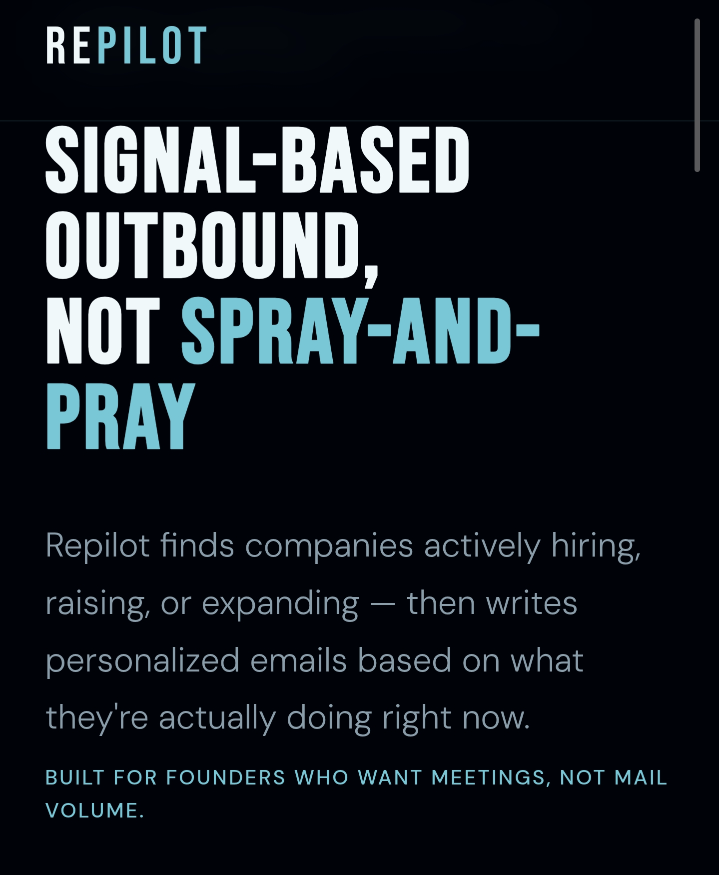 Repilot — automated sales rep