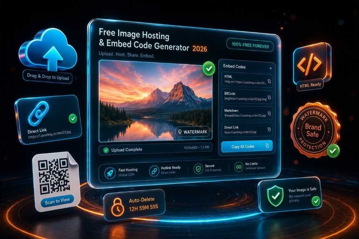 Free Image Hosting & Embed Suite 2026