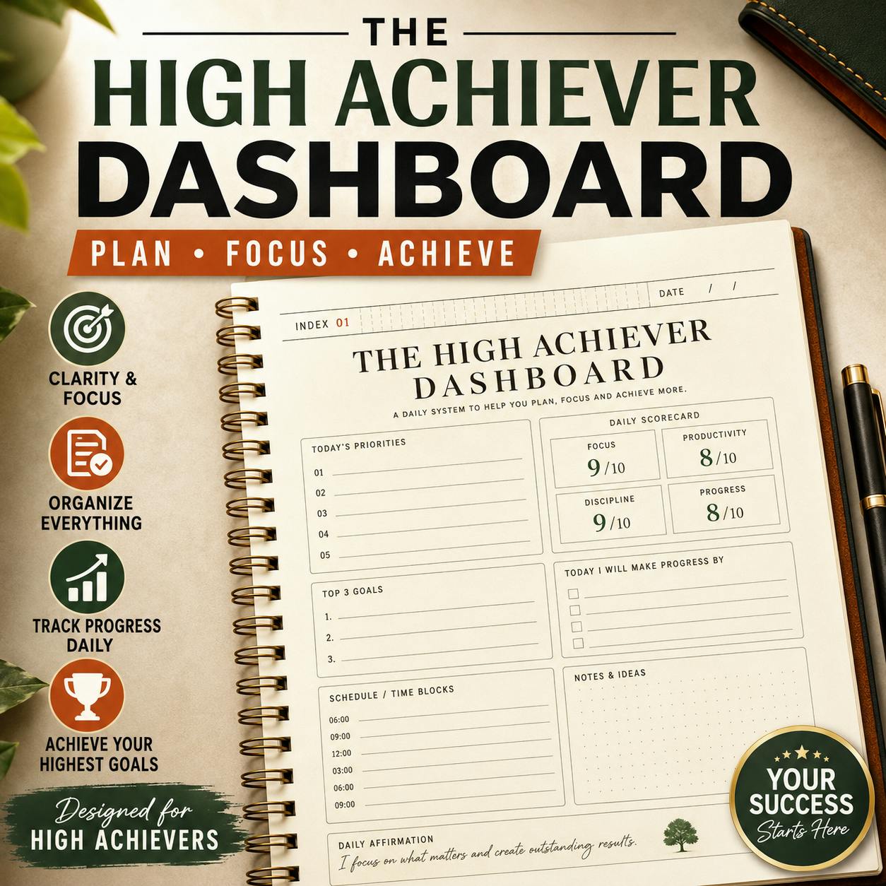 The High Achiever Dashboard