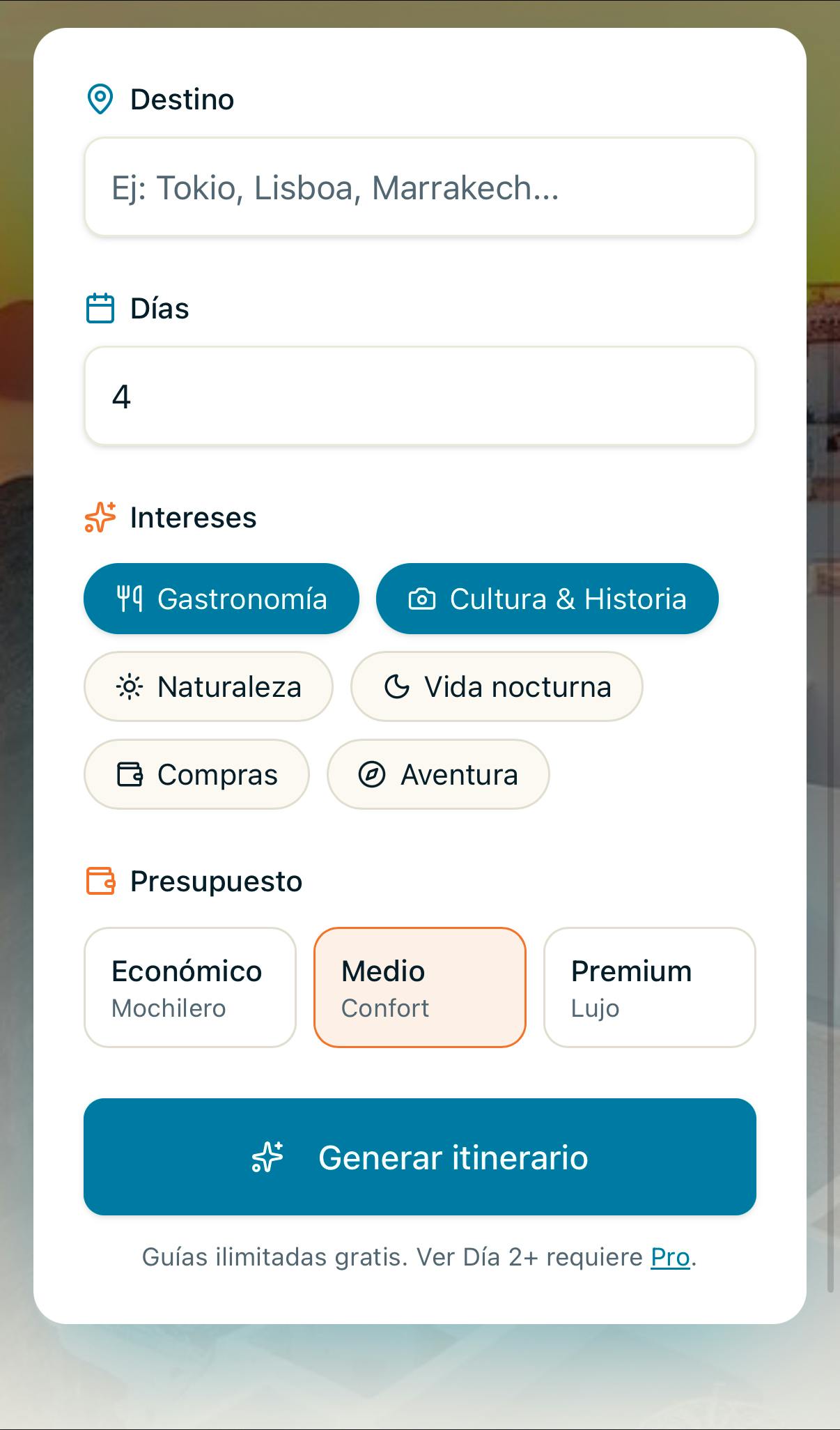 TravelTour screenshot
