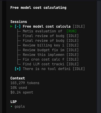 OpenCode Session Tracker