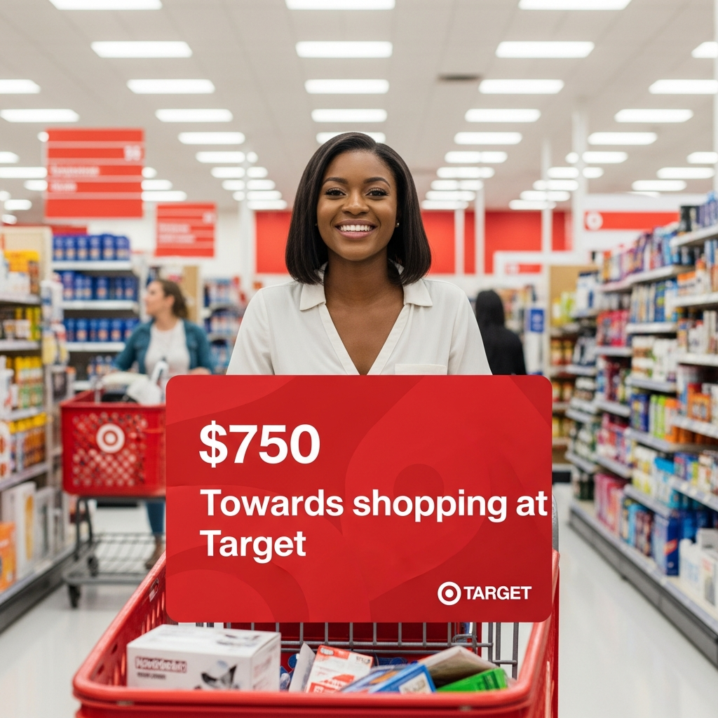 Get $750 Towards shopping at Target