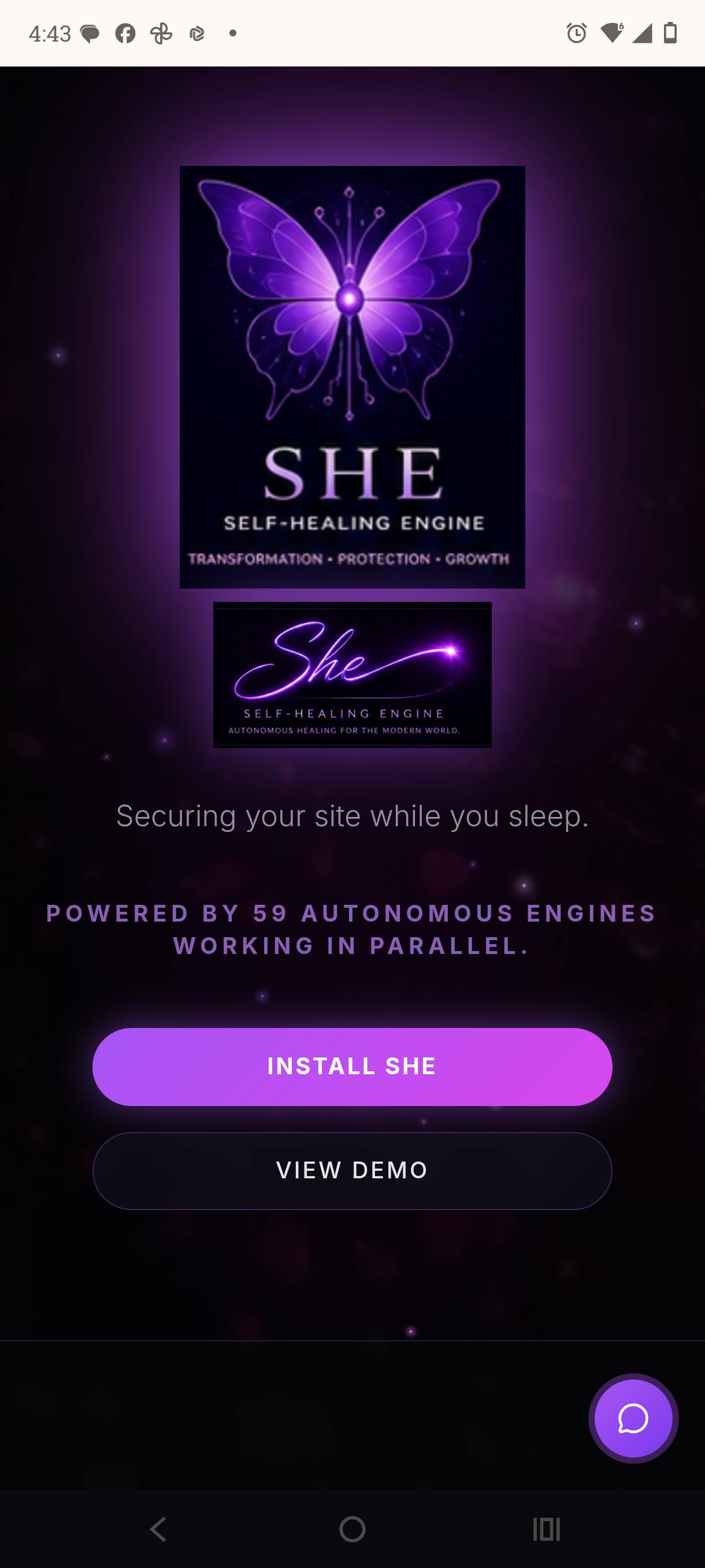 SHE - Self Healing Engine