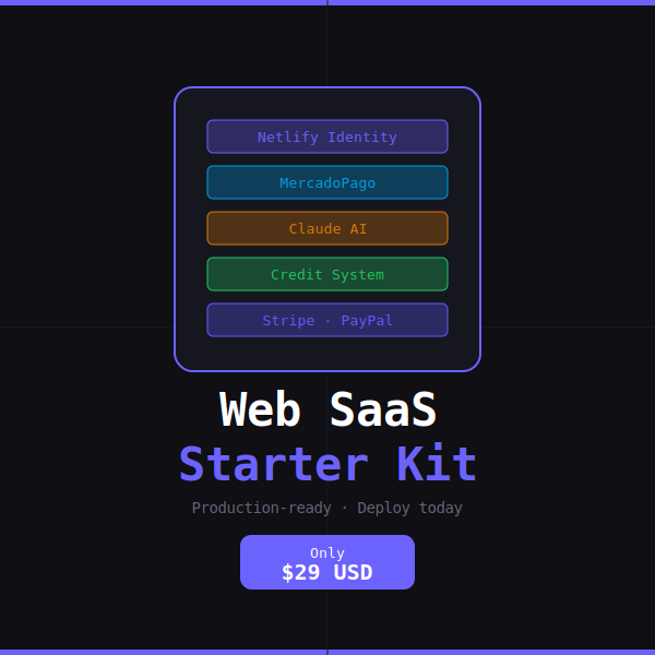 Web SaaS Starter Kit
