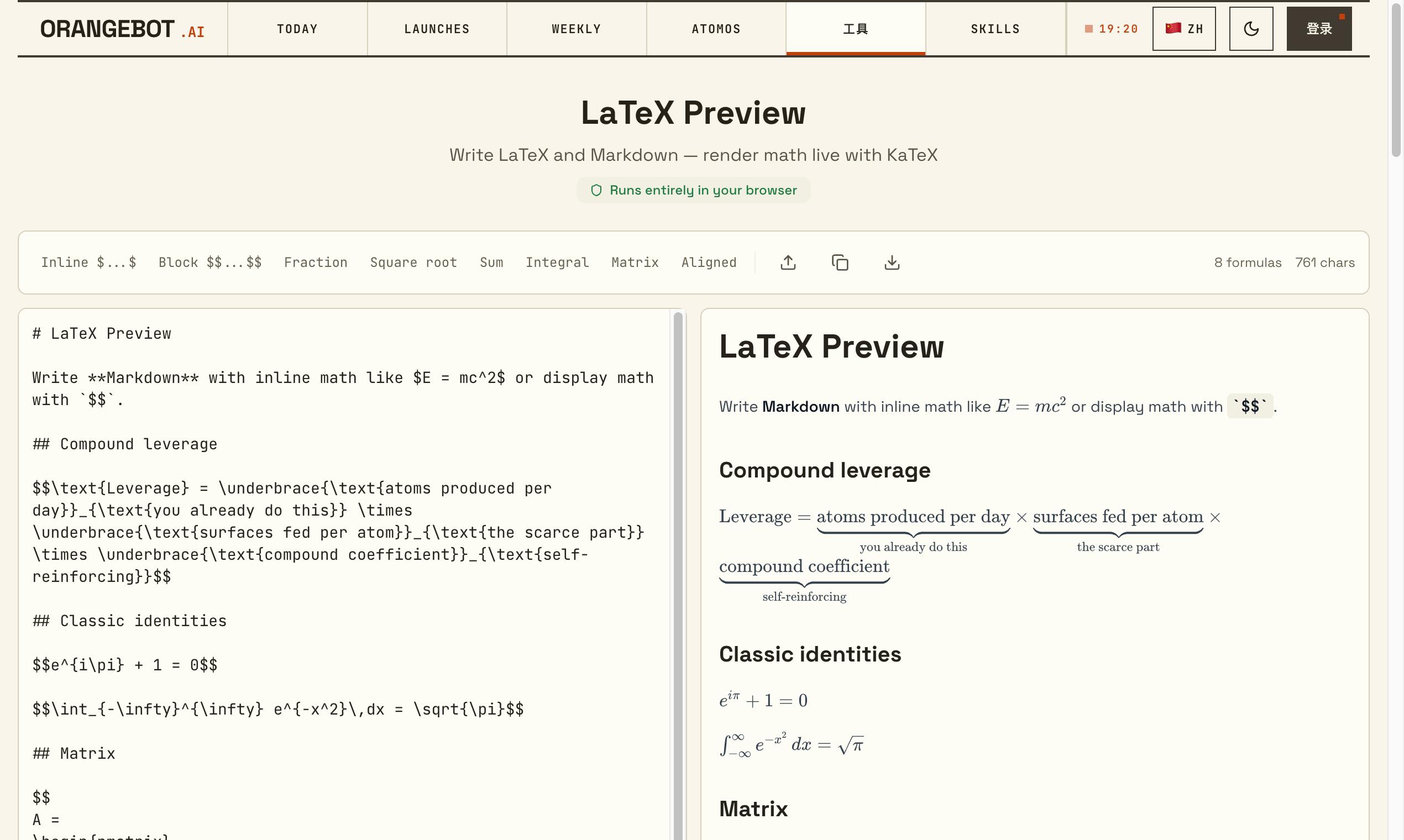 LaTeX Preview by OrangeBot