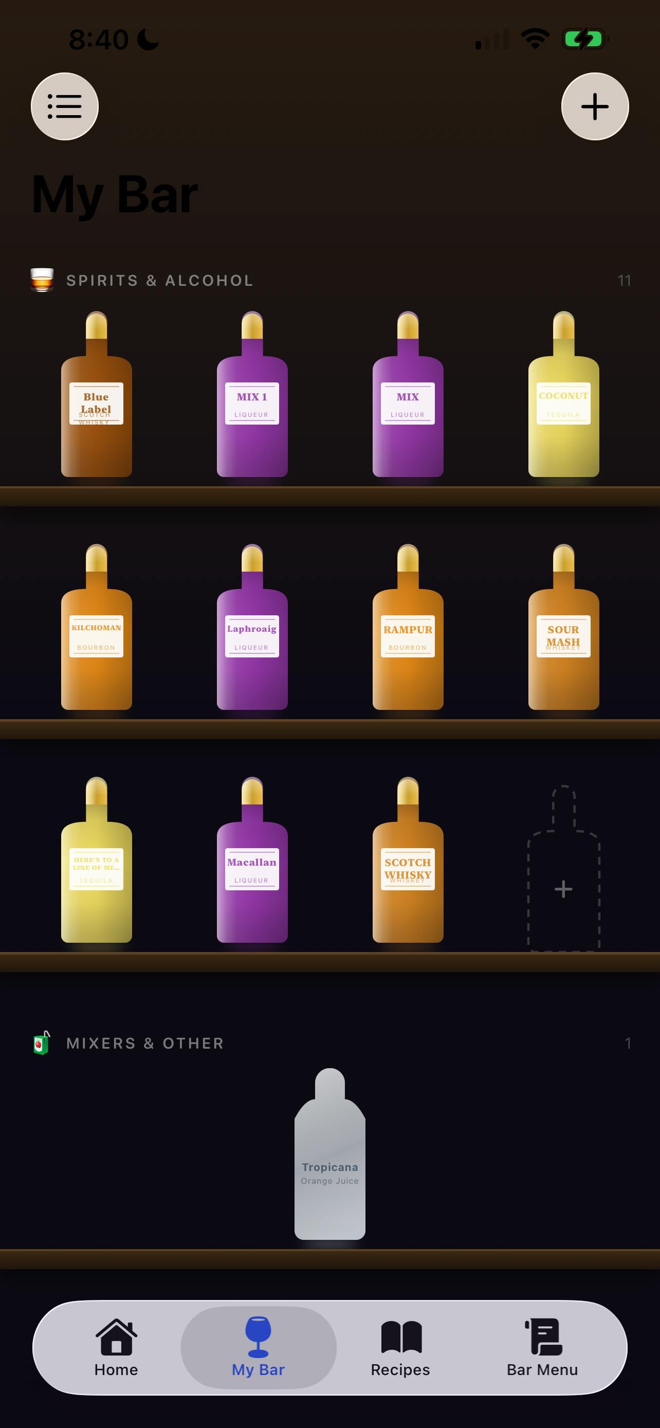 MyCocktailBar Pro