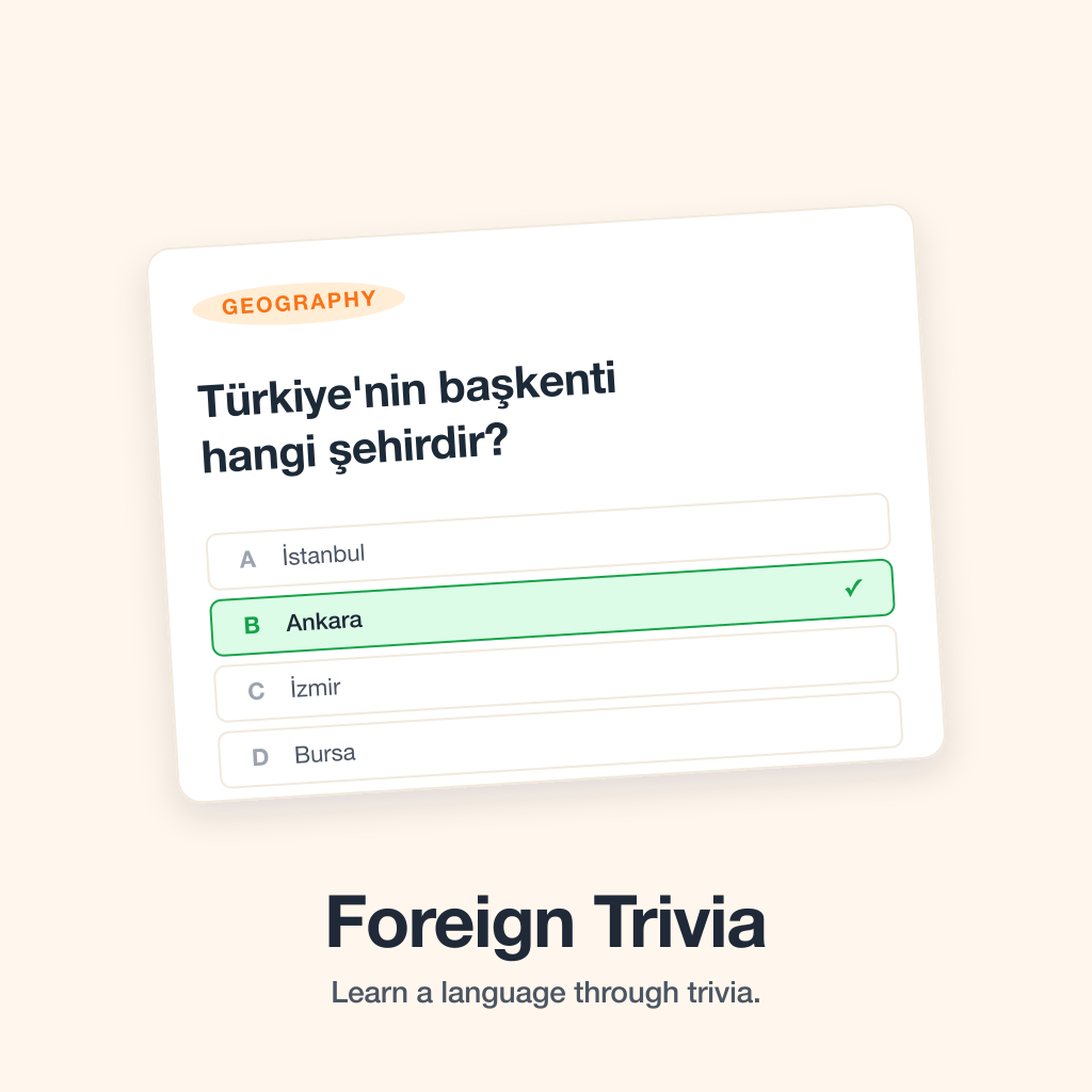 Foreign Trivia