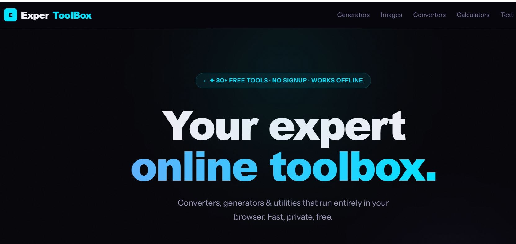 ExperToolBox — Free Online Tools