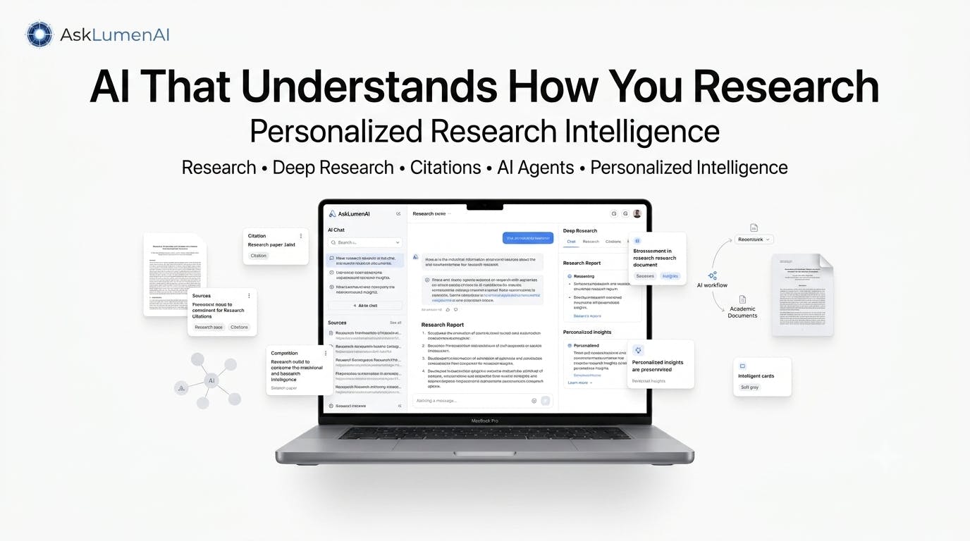 AskLumenAI- Personalised Research AI