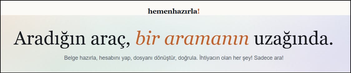 free Turkish document/calculator tools